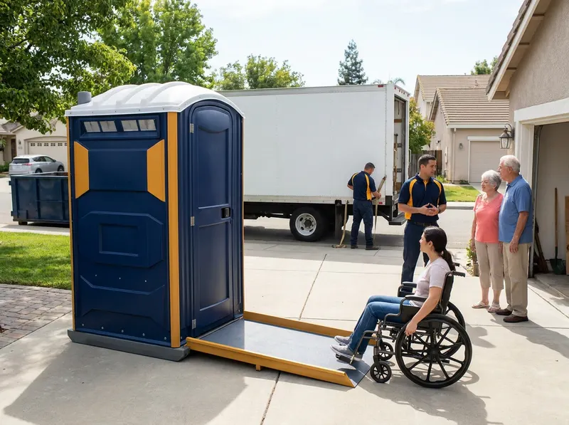 ADA-Accessible Portable Toilet Rental in Tracy, CA