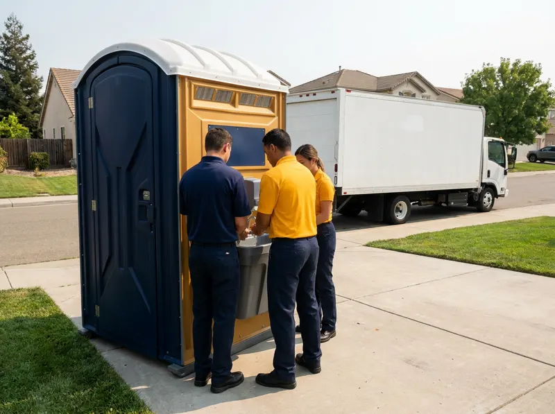 Construction Site Toilet Rental in Tracy, CA
